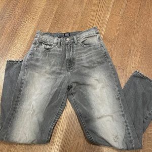 BDG/Urban Outfitters Grey Washed High-Waisted Cowboy Jean